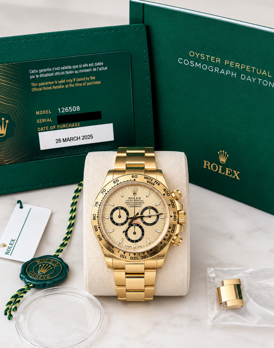 Rolex Cosmograph Daytona 40 2025 in 18K Yellow Gold